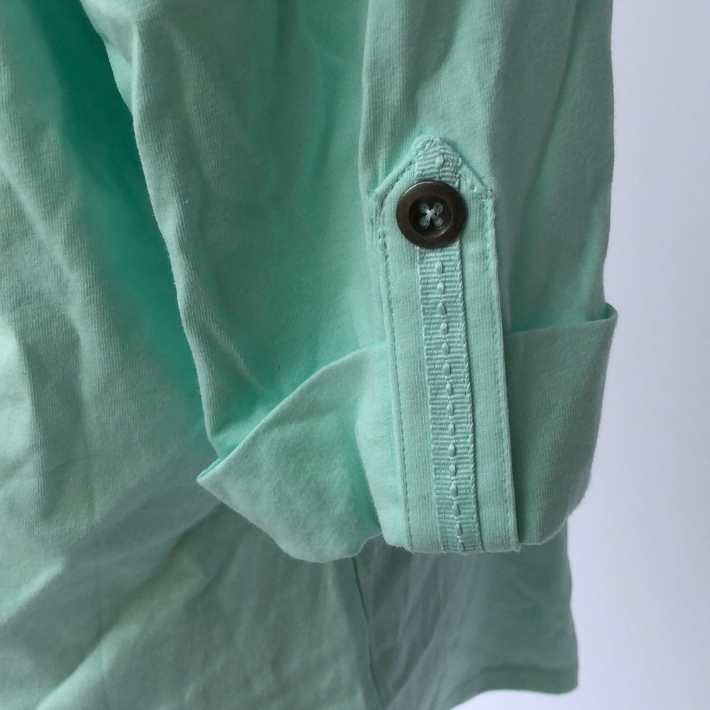 Style & Co Button Top With Pockets - Picture 3 of 6